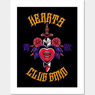 Hearts Club Band Posters and Art